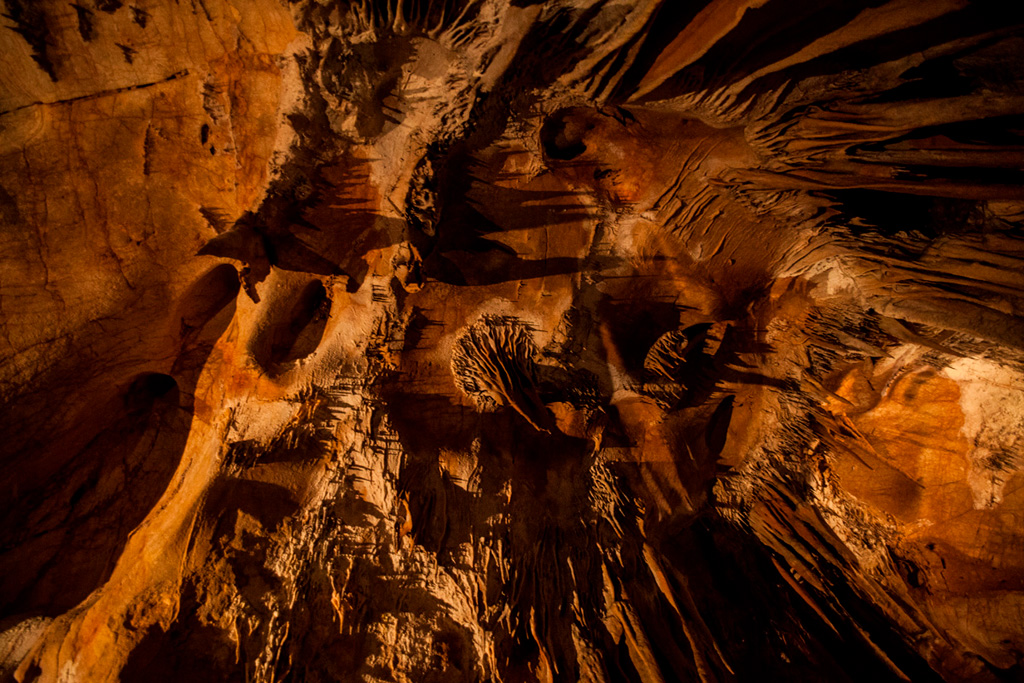 Jaskinia Domica - fantazyjne nacieki
