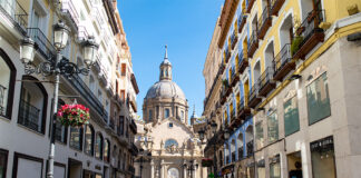 Saragossa – widok na bazylikę
